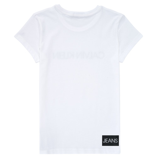 Calvin Klein Jeans INSTITUTIONAL T-SHIRT Valkoinen