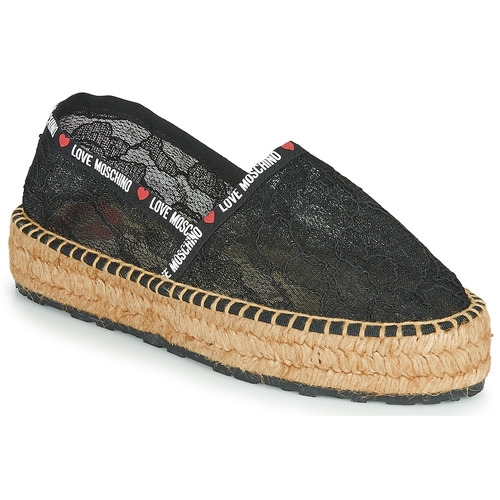 kengät Naiset Espadrillot Love Moschino JA10373G1C Musta