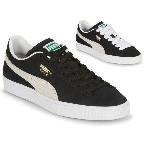 kengät Miehet Matalavartiset tennarit Puma SUEDE Musta