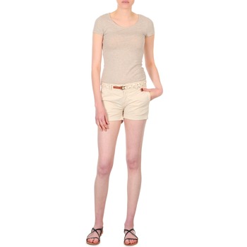 vaatteet Naiset Shortsit / Bermuda-shortsit Franklin & Marshall MACQUARIE Beige