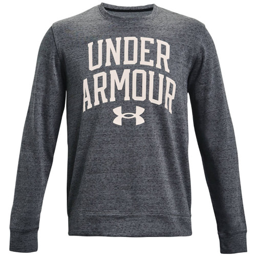 vaatteet Miehet Ulkoilutakki Under Armour Rival Terry Crew Harmaa