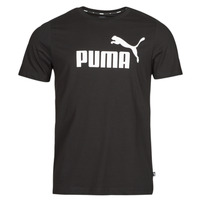 vaatteet Miehet Lyhythihainen t-paita Puma ESS LOGO TEE Musta