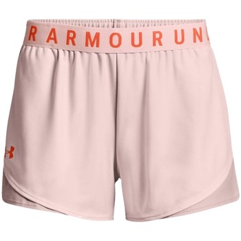 vaatteet Naiset Caprihousut Under Armour Play Up Short 3.0 Vaaleanpunainen