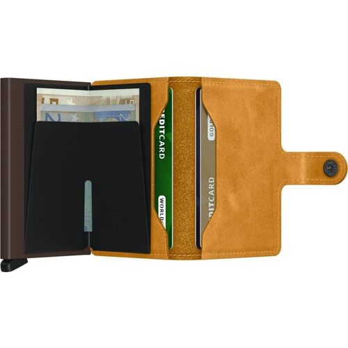 Secrid Miniwallet Vintage - Ochre Ruskea