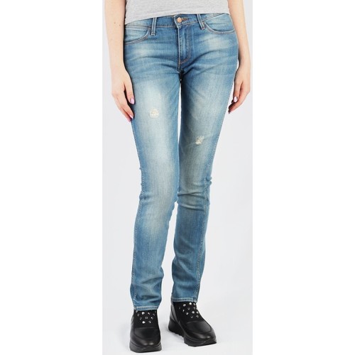 vaatteet Naiset Skinny-farkut Wrangler Corynn W25FJJ59B Sininen