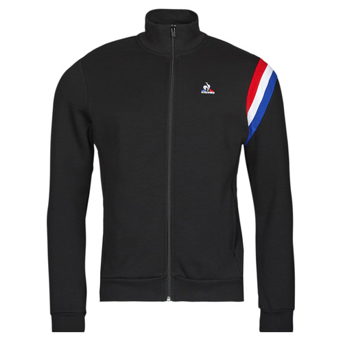 vaatteet Miehet Ulkoilutakki Le Coq Sportif TRI FZ Sweat N°1 M Musta