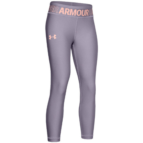 vaatteet Tytöt Legginsit Under Armour HG Ankle Crop K Violetti