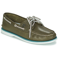 kengät Miehet Purjehduskengät Timberland Classic Boat 2 Eye Vihreä