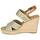 kengät Naiset Sandaalit ja avokkaat Tommy Hilfiger Tommy Webbing High Wedge Sandal Khaki