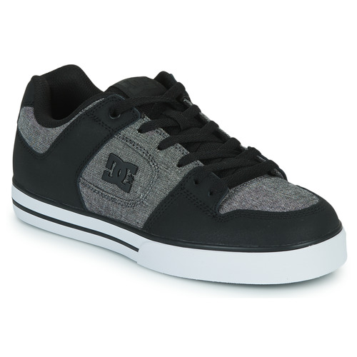 kengät Miehet Matalavartiset tennarit DC Shoes PURE Harmaa / Musta