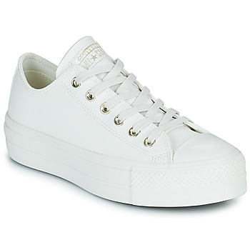 kengät Naiset Matalavartiset tennarit Converse Chuck Taylor All Star Lift Mono White Ox Valkoinen