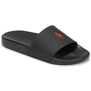 kengät Rantasandaalit Polo Ralph Lauren POLO SLIDE-SANDALS-SLIDE Musta