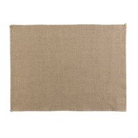 Koti Tabletti Douceur d intérieur 2 SETS DE TABLE 33 x 45 CM JUTE UNI LENY X2 Khaki