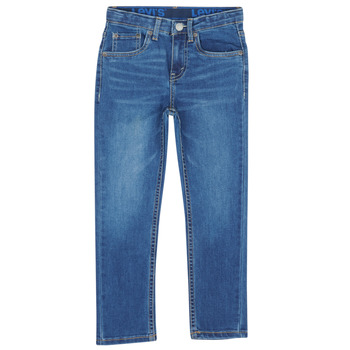 vaatteet Pojat Slim-farkut Levi's 512 SLIM TAPER Sininen