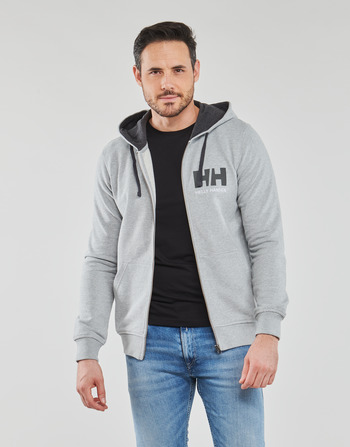 vaatteet Miehet Pusakka Helly Hansen HH LOGO FULL ZIP HOODIE Harmaa