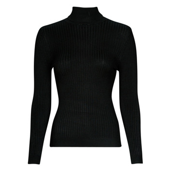 vaatteet Naiset Neulepusero Only ONLKAROL L/S ROLLNECK PULLOVER KNT NOOS Musta