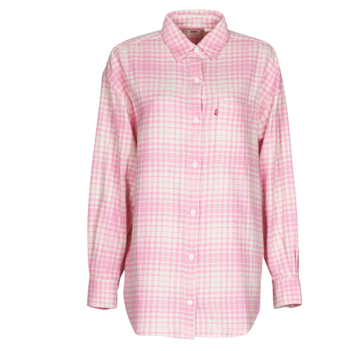 vaatteet Naiset Paitapusero / Kauluspaita Levi's NOLA MENSWEAR SHIRT Pearl / Vaaleanpunainen