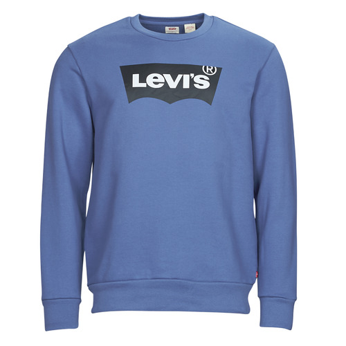 vaatteet Miehet Svetari Levi's STANDARD GRAPHIC CREW Sininen