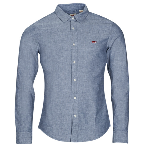 vaatteet Miehet Pitkähihainen paitapusero Levi's LS BATTERY HM SHIRT SLIM Sininen