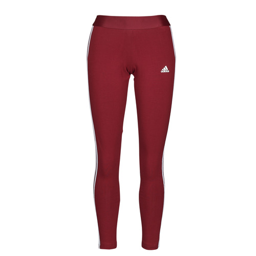 vaatteet Naiset Legginsit adidas Performance W 3S LEG Viininpunainen / College