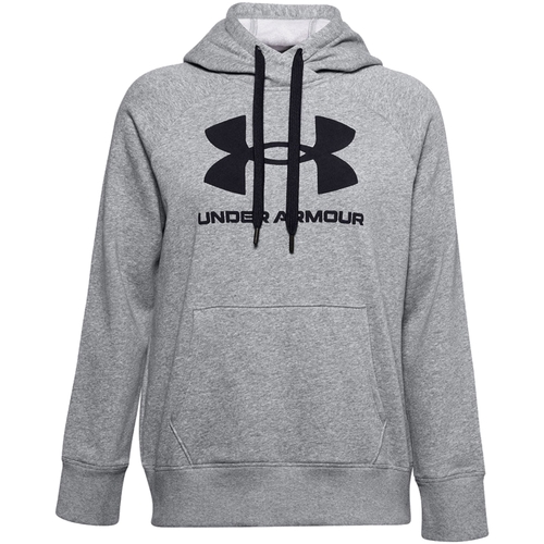 vaatteet Naiset Ulkoilutakki Under Armour Rival Fleece Logo Hoodie Harmaa