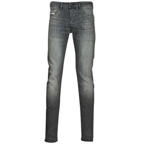 vaatteet Miehet Slim-farkut Diesel D-LUSTER Harmaa / Clear