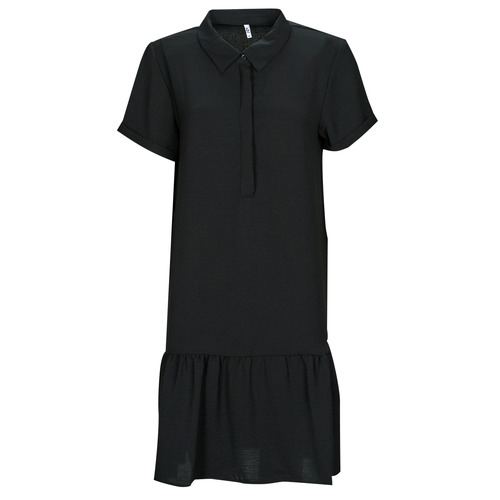 vaatteet Naiset Lyhyt mekko JDY JDYLION S/S PLACKET DRESS Musta