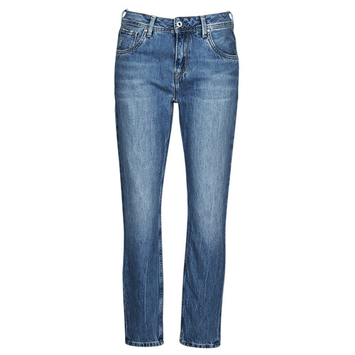 vaatteet Naiset Mom farkut Pepe jeans VIOLET Sininen