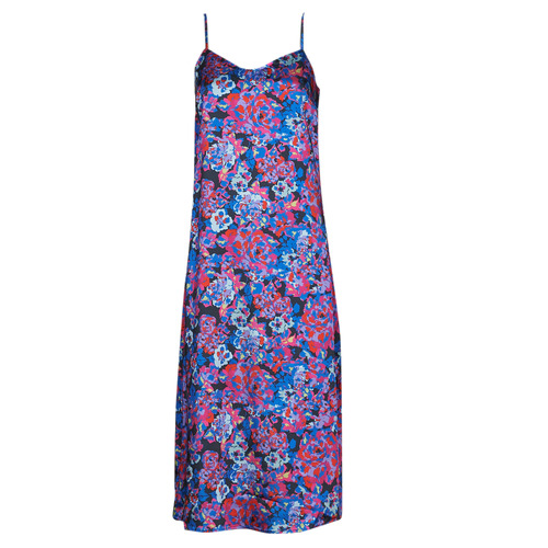 vaatteet Naiset Pitkä mekko Only ONLMAYRA SLIP TIE SATIN DRESS Monivärinen