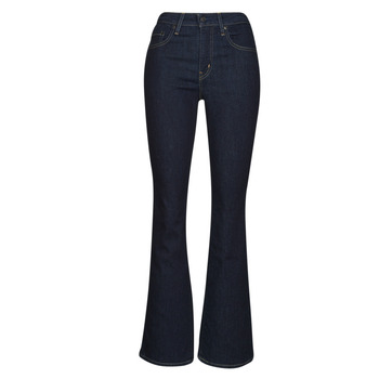 vaatteet Naiset Bootcut-farkut Levi's 725 HIGH RISE BOOTCUT Laivastonsininen