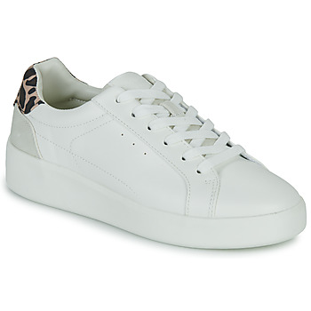 kengät Naiset Matalavartiset tennarit Only ONLSOUL-5 PU SNEAKER Valkoinen / Leopardi