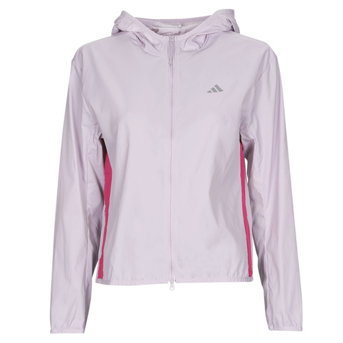 vaatteet Naiset Pusakka adidas Performance RUN IT JACKET Violetti