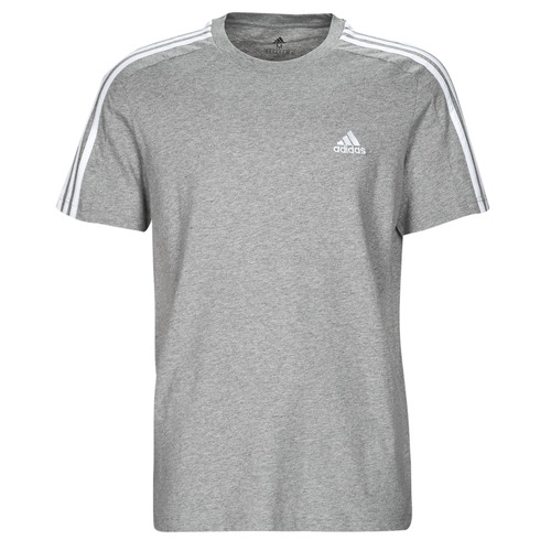 vaatteet Miehet Lyhythihainen t-paita Adidas Sportswear 3S SJ T Harmaa