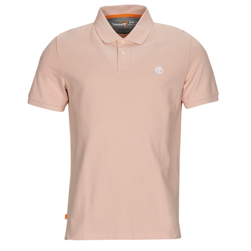 vaatteet Miehet Lyhythihainen poolopaita Timberland SS Millers River Pique Polo (RF) Beige