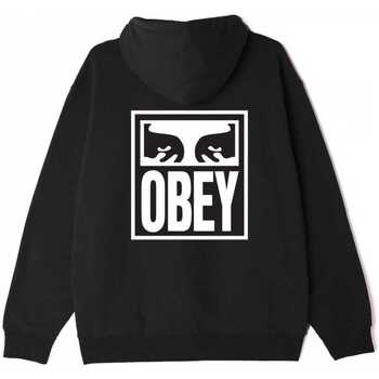 vaatteet Miehet Svetari Obey eyes icon hood Musta