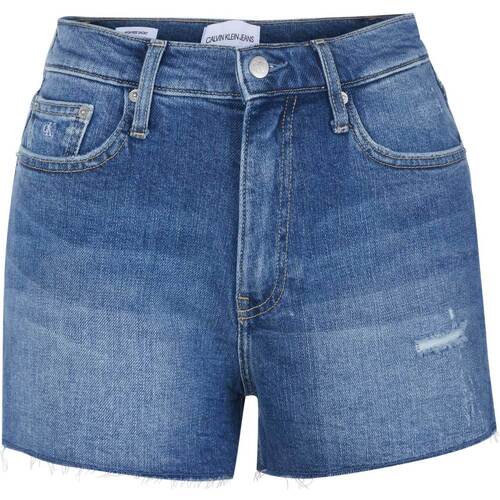 vaatteet Naiset Shortsit / Bermuda-shortsit Calvin Klein Jeans J20J2158961A4 Sininen