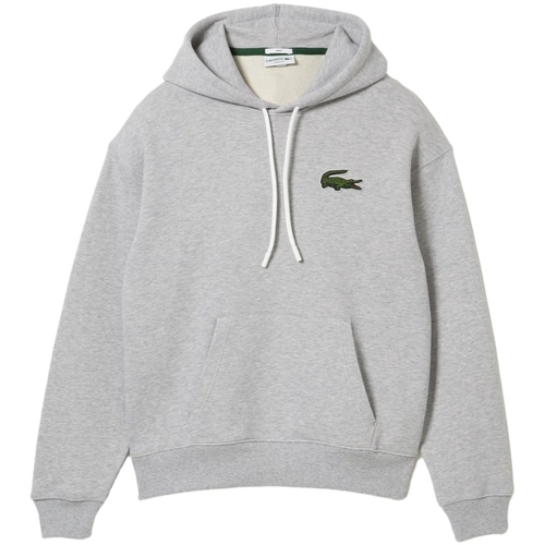 vaatteet Miehet Svetari Lacoste Unisex Loose Fit Hoodie - Gris Harmaa