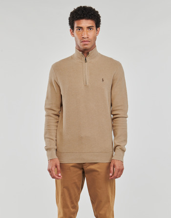 Polo Ralph Lauren PULL DEMI ZIP EN COTON TEXTURE