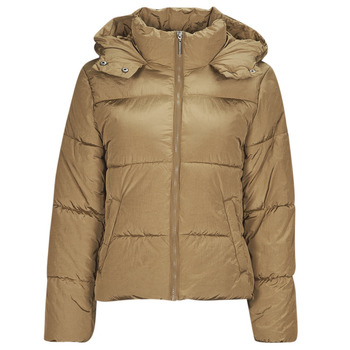 vaatteet Naiset Toppatakki Only ONLCALLIE FITTED PUFFER JACKET CC OTW Beige