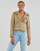 vaatteet Naiset Nahkatakit / Tekonahkatakit Only ONLSCOOTIE FAUX SUEDE BIKER JACKET OTW Beige