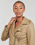 vaatteet Naiset Nahkatakit / Tekonahkatakit Only ONLSCOOTIE FAUX SUEDE BIKER JACKET OTW Beige