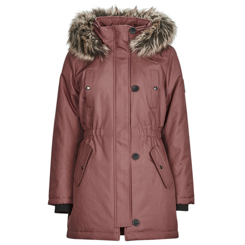 vaatteet Naiset Parkatakki Only ONLIRIS FUR WINTER PARKA CC 2023 OTW Vaaleanpunainen