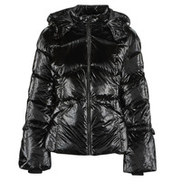 vaatteet Naiset Toppatakki Guess PALOMA SHORT PUFFA JACKET Musta