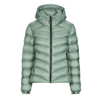 vaatteet Naiset Toppatakki Superdry HOODED FUJI PADDED JACKET Vihreä