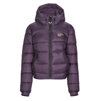 vaatteet Naiset Toppatakki Superdry SPORTS PUFFER BOMBER JACKET Violetti