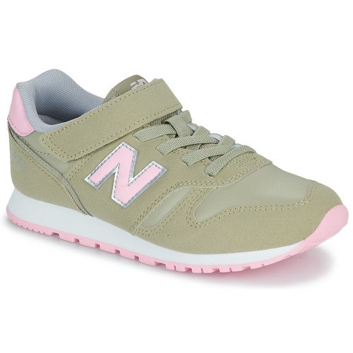 kengät Tytöt Matalavartiset tennarit New Balance 373 Beige / Vaaleanpunainen