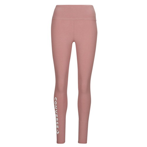 vaatteet Naiset Legginsit Converse WORDMARK LEGGING Vaaleanpunainen