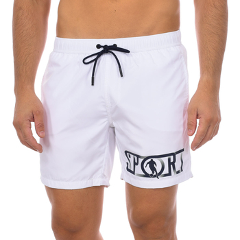 vaatteet Miehet Uima-asut / Uimashortsit Bikkembergs BKK2MBM06-WHITE Valkoinen