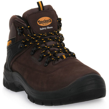 kengät Miehet Tennarit Dockers MAGIC HIGH S3 100 BROWN Ruskea