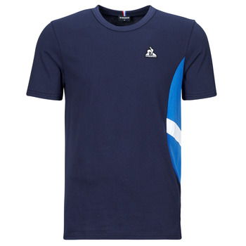 vaatteet Miehet Lyhythihainen t-paita Le Coq Sportif SAISON 1 TEE SS N°1 M Laivastonsininen